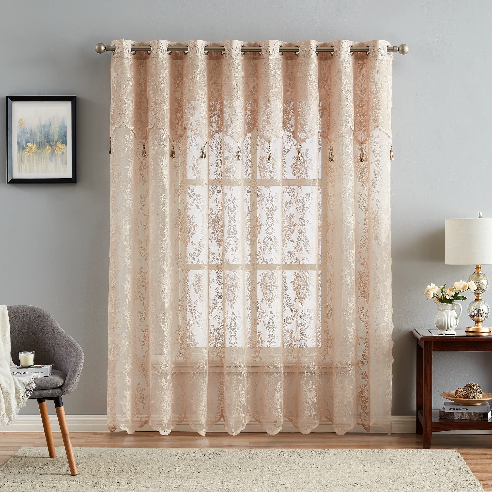 Warm Home Designs Semi Sheer 102